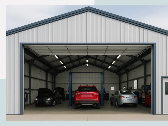 Ангары из сэндвич панелей от 610 руб. в Дзержинск