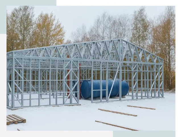 Металлические ангары в Дзержинске