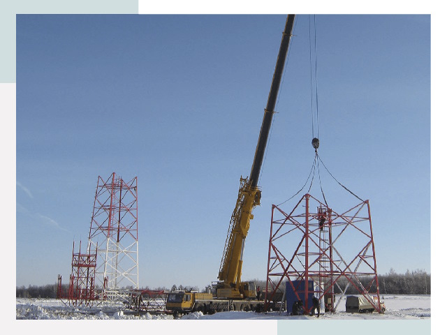 Монтаж вышек связи в Дзержинске