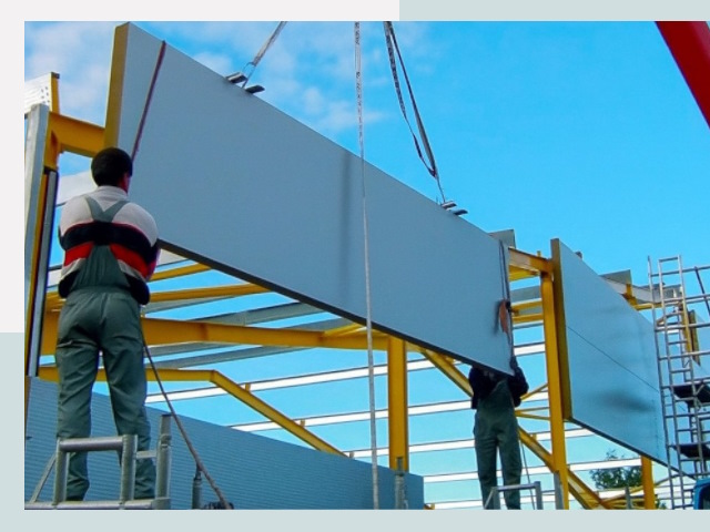 Монтаж сэндвич-панелей в Дзержинске от 610 руб.